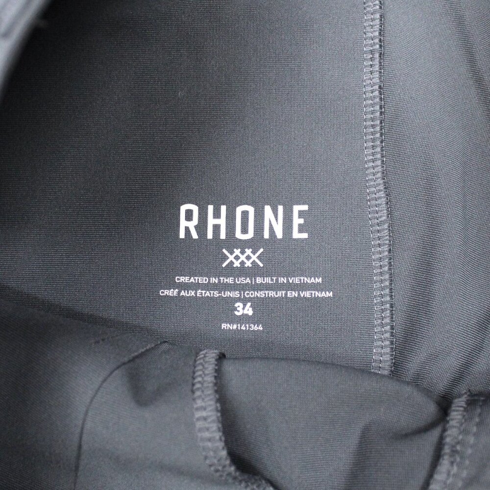 34x33 RHONE TAPERED FIT PANTS POLYETER DARK GREEN-GRAY Sz 34W x 33L - Picture 6 of 6
